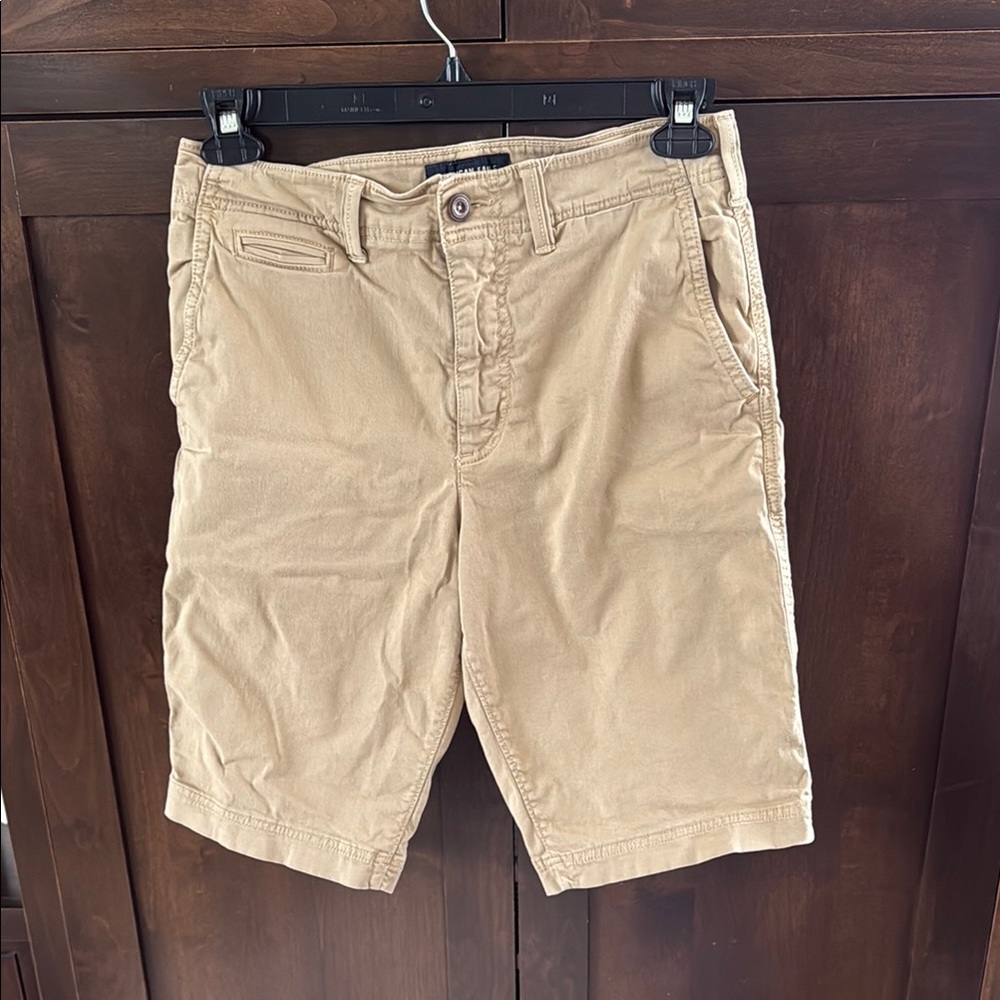 American Eagle Outfitters Tan Flat Front Shorts